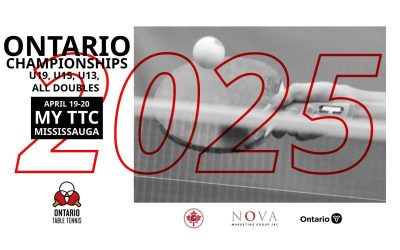 2025 Ontario Championships U19, U15, U13, all doubles
