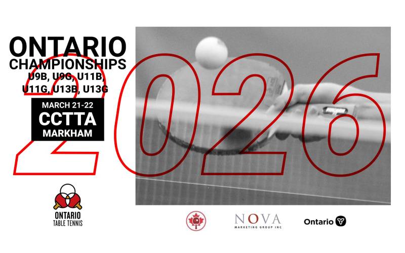 2026 Ontario Championships U13B, U13G, U11B, U11G, U9B, U9G