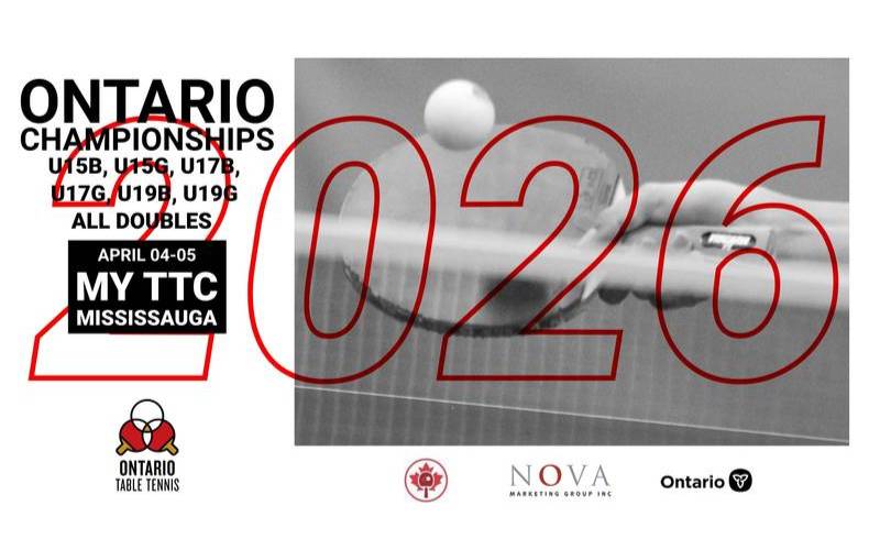 2026 Ontario Championships U19, U17, U15, all doubles